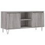 Mueble de TV madera de ingeniería gris Sonoma 104x35x50 cm en Muebles TV | Comprar online en Foru.es