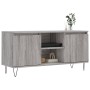 Mueble de TV madera de ingeniería gris Sonoma 104x35x50 cm en Muebles TV | Comprar online en Foru.es