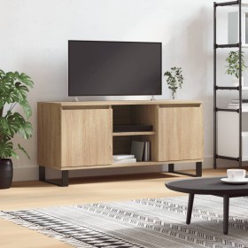 Mueble de TV madera de ingeniería roble Sonoma 104x35x50 cm en Muebles TV | Comprar online en Foru.es