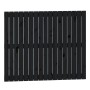 Cabecero de cama de pared madera maciza pino negro 108x3x90 cm de vidaXL, Cabeceros y pies de cama - Ref: Foro24-824877, Prec...