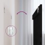Cabecero de cama de pared madera maciza pino negro 108x3x90 cm de vidaXL, Cabeceros y pies de cama - Ref: Foro24-824877, Prec...
