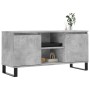 Mueble de TV madera de ingeniería gris hormigón 104x35x50 cm en Muebles TV | Comprar online en Foru.es