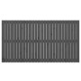 Cabecero de cama de pared madera maciza pino gris 166x3x90 cm de vidaXL, Cabeceros y pies de cama - Ref: Foro24-824910, Preci...