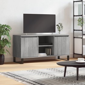 Mueble de TV madera de ingeniería gris Sonoma 104x35x50 cm en Muebles TV | Comprar online en Foru.es
