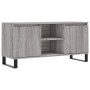 Mueble de TV madera de ingeniería gris Sonoma 104x35x50 cm en Muebles TV | Comprar online en Foru.es