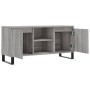 Mueble de TV madera de ingeniería gris Sonoma 104x35x50 cm en Muebles TV | Comprar online en Foru.es