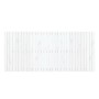 Cabecero de cama pared madera maciza pino blanco 204x3x90 cm de vidaXL, Cabeceros y pies de cama - Ref: Foro24-824879, Precio...