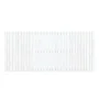 Solid white pine wood wall bed headboard 204x3x90 cm by vidaXL, Headboards and footboards - Ref: Foro24-824879, Price: 126,48...