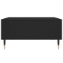 Mesa de centro madera de ingeniería negro 60x60x30 cm en Mesas de centro | Comprar online en Foru.es