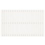 Cabecero de cama de pared madera maciza pino blanco 147x3x90 cm de vidaXL, Cabeceros y pies de cama - Ref: Foro24-824894, Pre...