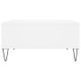 Mesa de centro madera de ingeniería blanco 60x60x30 cm en Mesas de centro | Comprar online en Foru.es