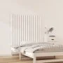 Wandbett-Kopfteil aus massivem weißem Kiefernholz, 95,5 x 3 x 90 cm von vidaXL, Kopf- und Fußteile - Ref: Foro24-824884, Prei...