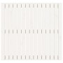 Cabecero de cama pared madera maciza pino blanco 95,5x3x90 cm de vidaXL, Cabeceros y pies de cama - Ref: Foro24-824884, Preci...