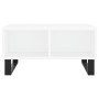 Mesa de centro madera de ingeniería blanco 60x60x30 cm en Mesas de centro | Comprar online en Foru.es