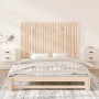 Cabecero de cama de pared madera maciza de pino 147x3x90 cm de vidaXL, Cabeceros y pies de cama - Ref: Foro24-824893, Precio:...