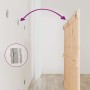 Cabecero de cama de pared madera maciza de pino 147x3x90 cm de vidaXL, Cabeceros y pies de cama - Ref: Foro24-824893, Precio:...