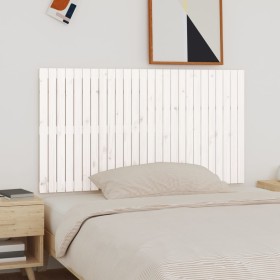 Cabecero de cama de pared madera maciza pino blanco 166x3x90 cm de vidaXL, Cabeceros y pies de cama - Ref: Foro24-824909, Pre...