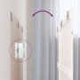 Cabecero de cama de pared madera maciza pino blanco 166x3x90 cm de vidaXL, Cabeceros y pies de cama - Ref: Foro24-824909, Pre...