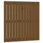 Cabecero cama pared madera maciza pino marrón miel 82,5x3x90 cm de vidaXL, Cabeceros y pies de cama - Ref: Foro24-824906, Pre...
