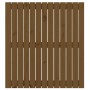 Cabecero cama pared madera maciza pino marrón miel 82,5x3x90 cm de vidaXL, Cabeceros y pies de cama - Ref: Foro24-824906, Pre...