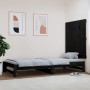 Cabecero de cama de pared madera maciza pino negro 82,5x3x90 cm de vidaXL, Cabeceros y pies de cama - Ref: Foro24-824907, Pre...