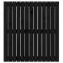 Cabecero de cama de pared madera maciza pino negro 82,5x3x90 cm de vidaXL, Cabeceros y pies de cama - Ref: Foro24-824907, Pre...