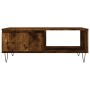 Mesa de centro madera de ingeniería roble ahumado 90x60x35 cm en Mesas de centro | Comprar online en Foru.es