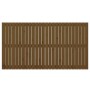 Cabecero cama pared madera maciza pino marrón miel 166x3x90 cm de vidaXL, Cabeceros y pies de cama - Ref: Foro24-824911, Prec...