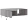 Mesa de centro madera de ingeniería gris Sonoma 90x60x35 cm en Mesas de centro | Comprar online en Foru.es