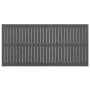 Wandbett-Kopfteil aus massivem Kiefernholz in Grau, 185 x 3 x 90 cm von vidaXL, Kopf- und Fußteile - Ref: Foro24-824915, Prei...