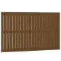 Cabecero cama pared madera maciza pino marrón miel 140x3x90 cm de vidaXL, Cabeceros y pies de cama - Ref: Foro24-824921, Prec...
