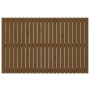 Cabecero cama pared madera maciza pino marrón miel 140x3x90 cm de vidaXL, Cabeceros y pies de cama - Ref: Foro24-824921, Prec...