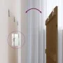 Wandbett-Kopfteil aus massivem Kiefernholz, honigbraun, 140 x 3 x 90 cm von vidaXL, Kopf- und Fußteile - Ref: Foro24-824921, ...