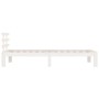 Estructura de cama madera maciza blanco 90x200 cm de vidaXL, Camas y somieres - Ref: Foro24-814740, Precio: 101,87 €, Descuen...