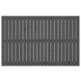 Cabecero de cama de pared madera maciza pino gris 140x3x90 cm de vidaXL, Cabeceros y pies de cama - Ref: Foro24-824920, Preci...