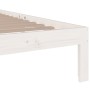 Estructura de cama madera maciza blanco 90x200 cm de vidaXL, Camas y somieres - Ref: Foro24-814740, Precio: 101,87 €, Descuen...