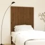 Wandbett-Kopfteil aus massivem Kiefernholz, honigbraun, 95,5 x 3 x 110 cm von vidaXL, Kopf- und Fußteile - Ref: Foro24-824936...