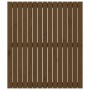 Cabecero cama pared madera maciza pino marrón miel 95,5x3x110cm de vidaXL, Cabeceros y pies de cama - Ref: Foro24-824936, Pre...