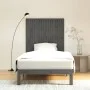 Wandbett-Kopfteil aus massivem Kiefernholz in Grau, 108 x 3 x 110 cm von vidaXL, Kopf- und Fußteile - Ref: Foro24-824925, Pre...