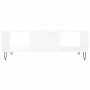 Mesa de centro madera de ingeniería blanco 104x60x35 cm en Mesas de centro | Comprar online en Foru.es