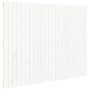 Cabecero cama de pared madera maciza pino blanco 146,5x3x110 cm de vidaXL, Cabeceros y pies de cama - Ref: Foro24-824944, Pre...