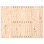 Cabecero de cama de pared madera maciza de pino 146,5x3x110 cm de vidaXL, Cabeceros y pies de cama - Ref: Foro24-824943, Prec...