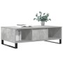 Mesa de centro madera de ingeniería gris hormigón 104x60x35 cm en Mesas de centro | Comprar online en Foru.es