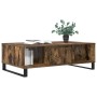 Mesa de centro madera de ingeniería roble ahumado 104x60x35 cm en Mesas de centro | Comprar online en Foru.es