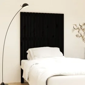 Black pine solid wood wall bed headboard 95.5x3x110 cm by vidaXL, Headboards and footboards - Ref: Foro24-824937, Price: 54,5...