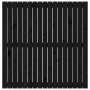 Cabecero de cama de pared madera maciza pino negro 108x3x110 cm de vidaXL, Cabeceros y pies de cama - Ref: Foro24-824927, Pre...