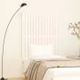 Solid white pine wood wall bed headboard 82.5x3x110 cm by vidaXL, Headboards and footboards - Ref: Foro24-824954, Price: 49,7...