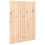 Cabecero de cama de pared madera maciza de pino 82,5x3x110 cm de vidaXL, Cabeceros y pies de cama - Ref: Foro24-824953, Preci...