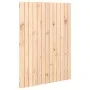 Cabecero de cama de pared madera maciza de pino 82,5x3x110 cm de vidaXL, Cabeceros y pies de cama - Ref: Foro24-824953, Preci...