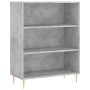 Estantería madera de ingeniería gris hormigón 69,5x32,5x90 cm en Librerías y estanterías | Comprar online en Foru.es